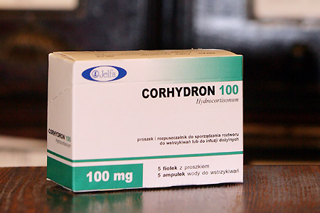 Corhydron proszek do sporządzania roztworu do wstrzykiwań dożylnych