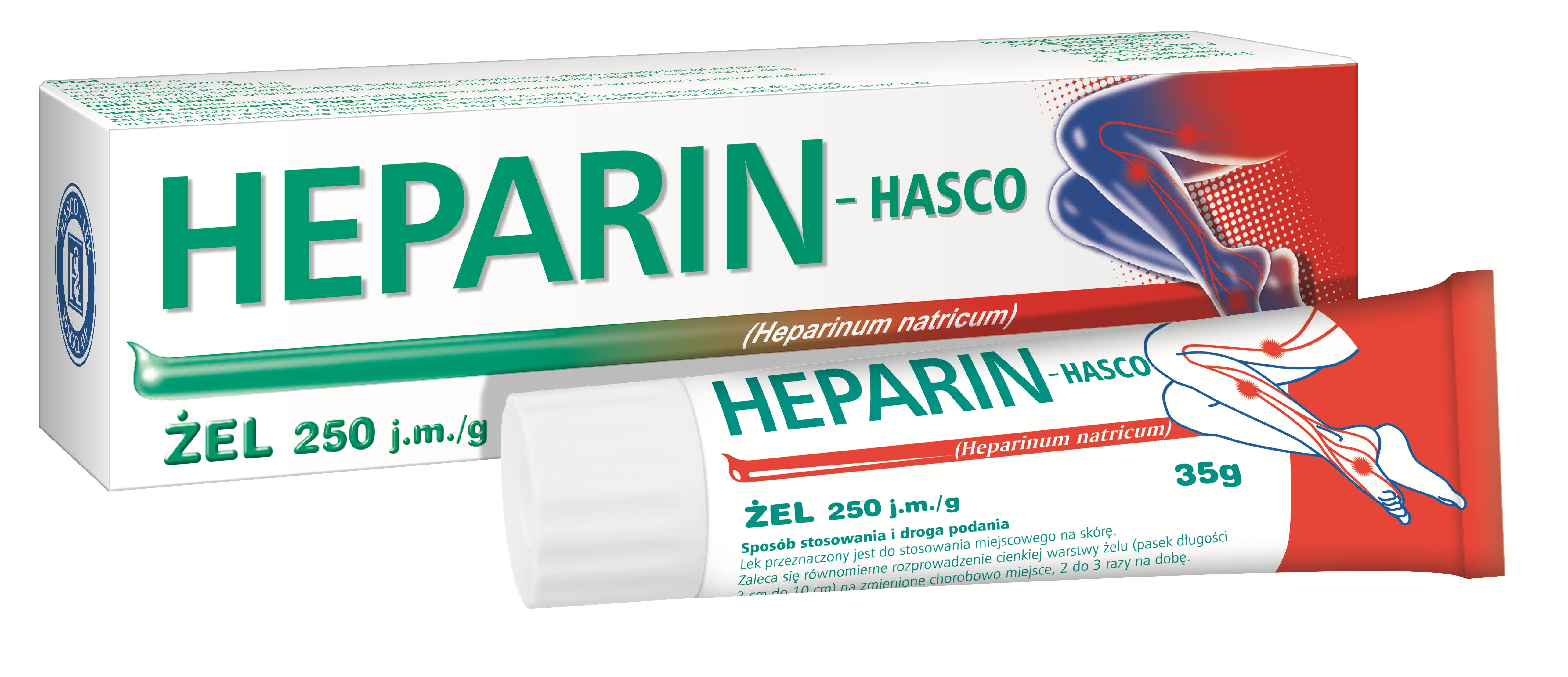 Heparin-Hasco żel